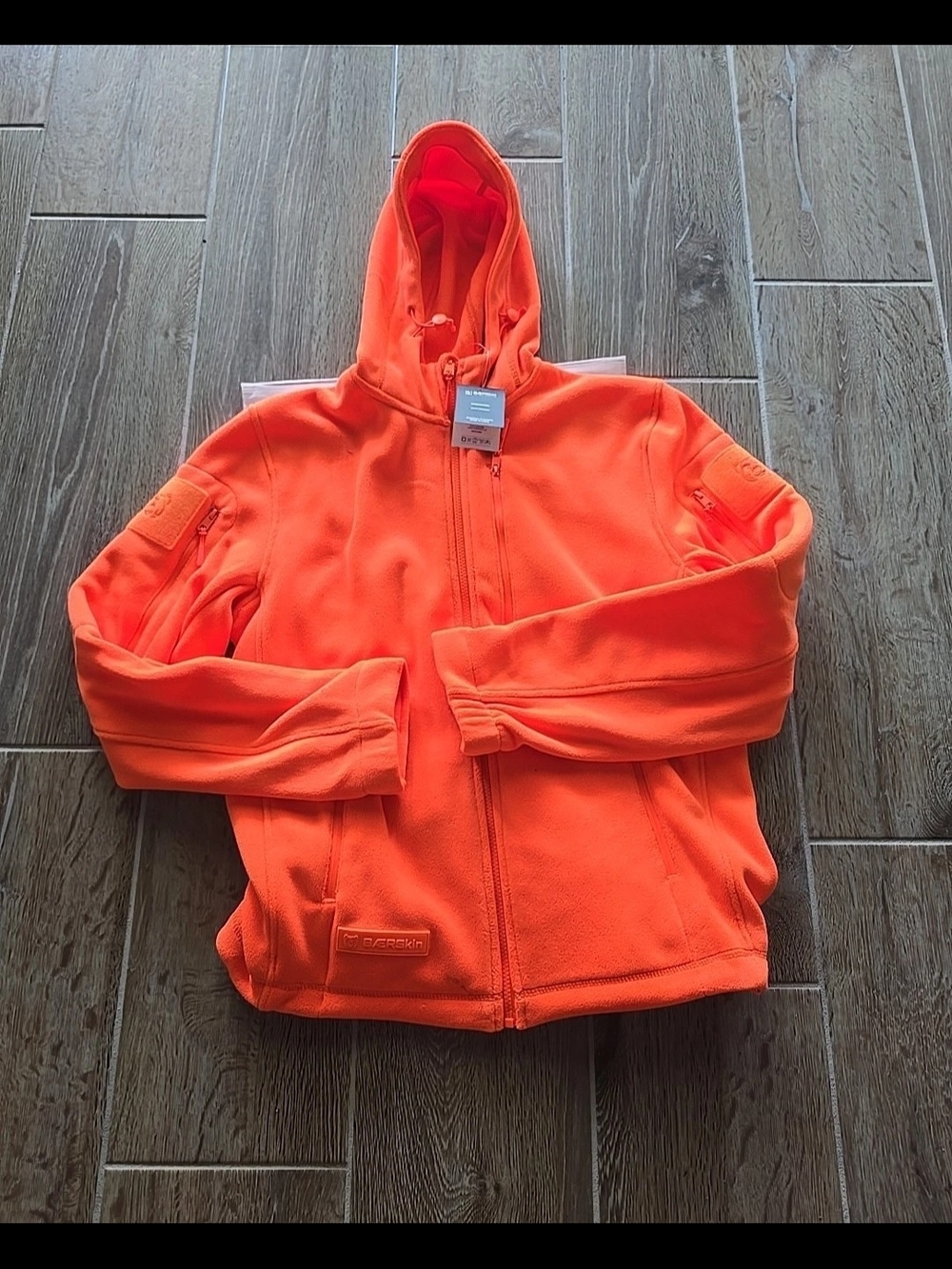 NWT Baerskin Tactical Hoodie Orange Size Small